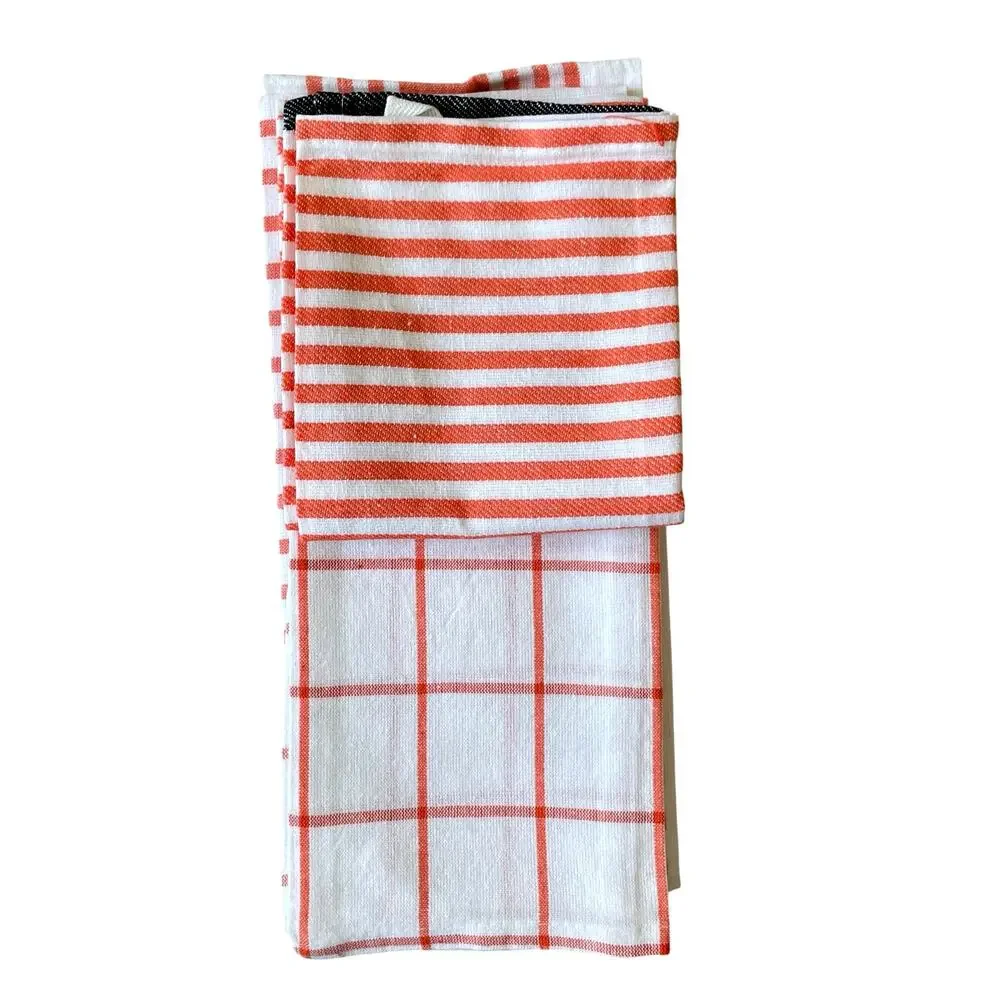 4pc Halloween HOCUS POCUS Kitchen Towels 18x28 Orange White Black New